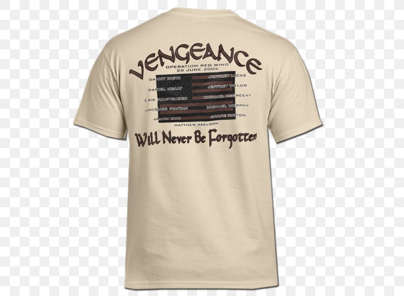 Operation Red Wings T-shirt United States Navy SEALs Petty Officer Sleeve, PNG, 600x600px, Operation Red Wings, Active Shirt, Beige, Brand, Clothing Download Free