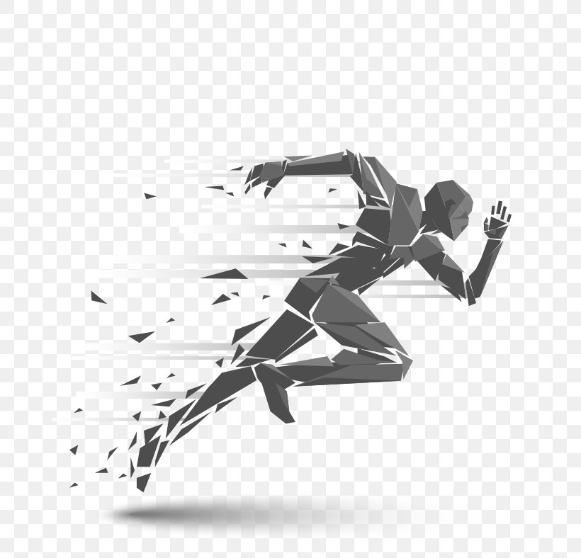 Running Royalty-free Silhouette Illustration, PNG, 672x788px, Running, Art, Black, Black And White, Cartoon Download Free