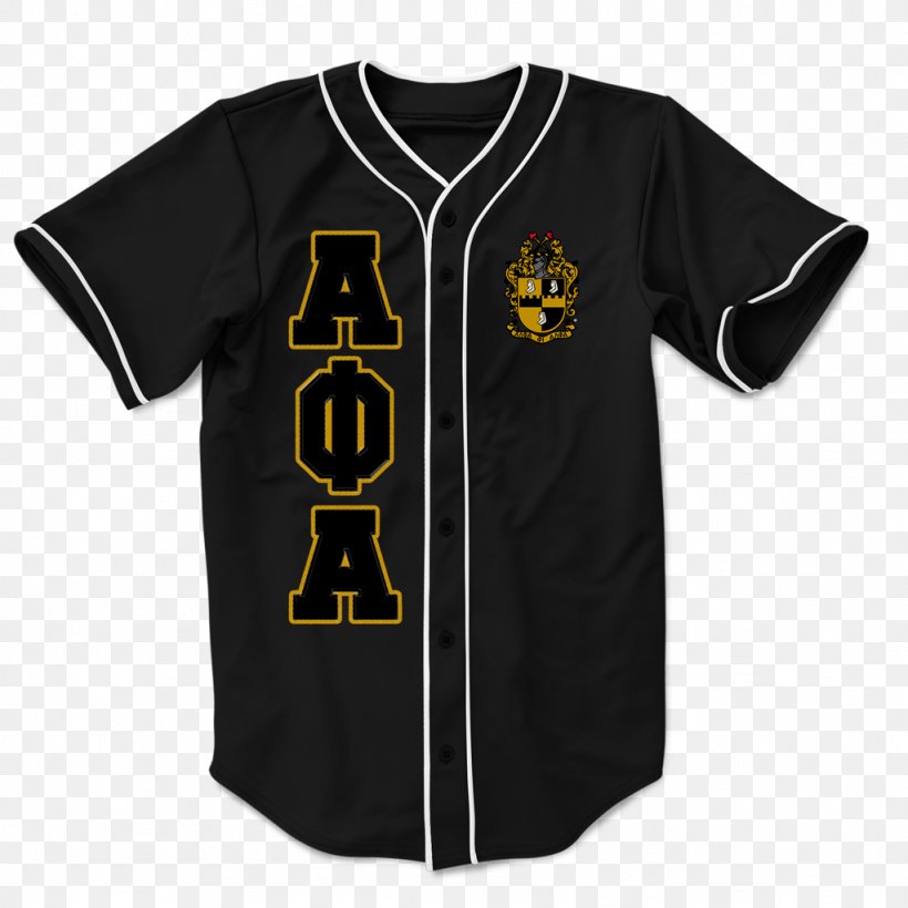 T-shirt Alpha Phi Alpha Baseball Uniform Jersey, PNG, 1024x1024px, Tshirt, Active Shirt, Alpha Kappa Alpha, Alpha Phi, Alpha Phi Alpha Download Free