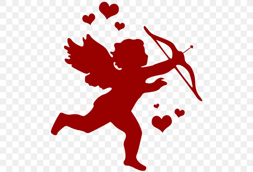 Valentine's Day Cupid Heart Romance Gift, PNG, 500x560px, Watercolor, Cartoon, Flower, Frame, Heart Download Free