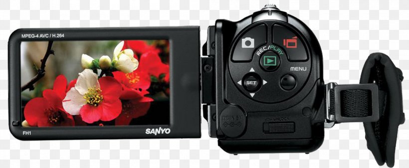 Xacti 1080p Sanyo Video Camera, PNG, 1995x822px, Watercolor, Cartoon, Flower, Frame, Heart Download Free