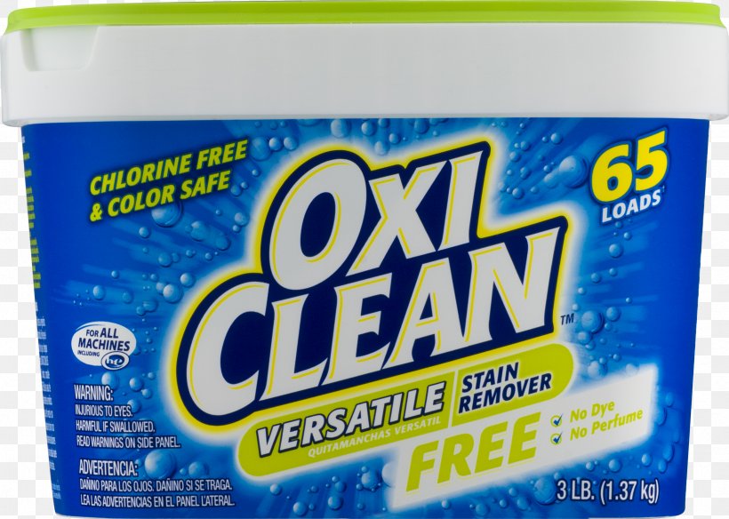 Bleach OxiClean Stain Removal Dye, PNG, 2500x1783px, Bleach, Brand, Cleaning, Cleanser, Detergent Download Free