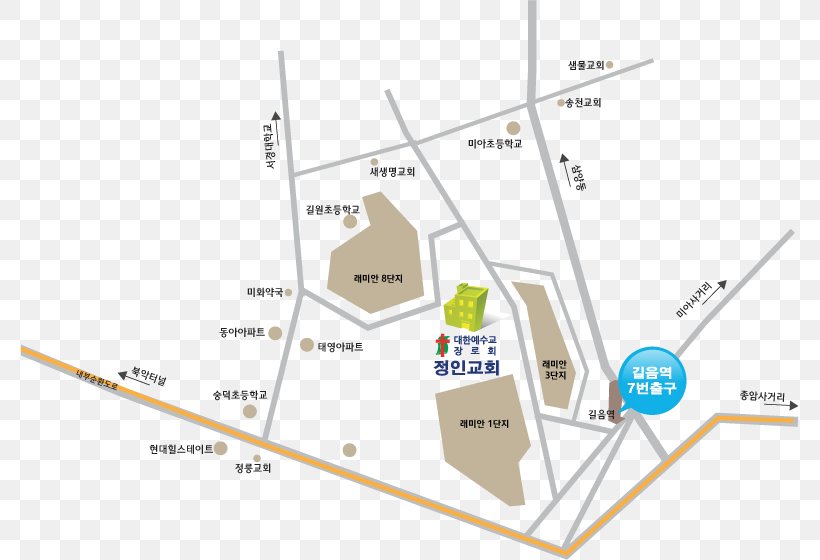 정인교회 Samyang-dong 首尔崇德小学 북악터널 Presbyterian Church Of Korea, PNG, 778x560px, Diagram, Area, Elementary School, Presbyterianism Download Free