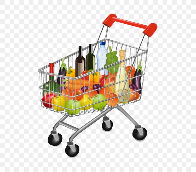 Supermarket Shopping Cart Grocery Store Illustration, PNG, 661x720px, Supermarket, Cart, Food, Grocery Store, Promotion Download Free