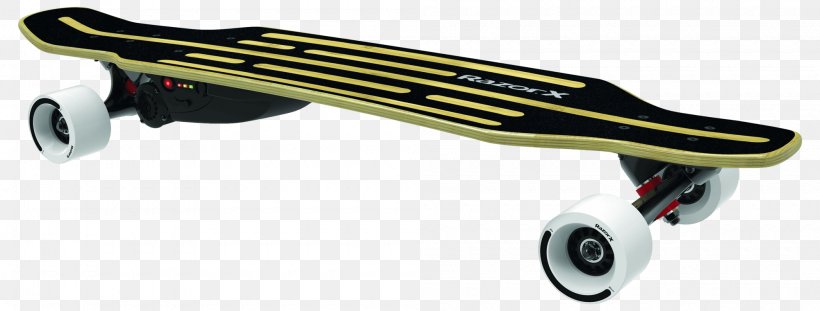 Electric Skateboard Razor USA LLC Razor RazorX Longboard, PNG, 2000x760px, Electric Skateboard, Auto Part, Caster Board, Freebord, Hardware Download Free