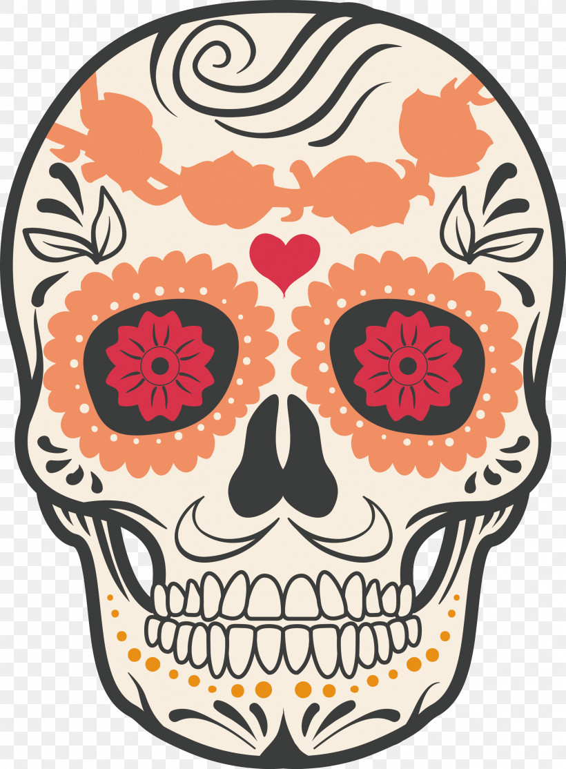 Mexico Element, PNG, 2531x3439px, Mexico Element, Calavera, Day Of The Dead, La Calavera Catrina, Mexican Art Download Free