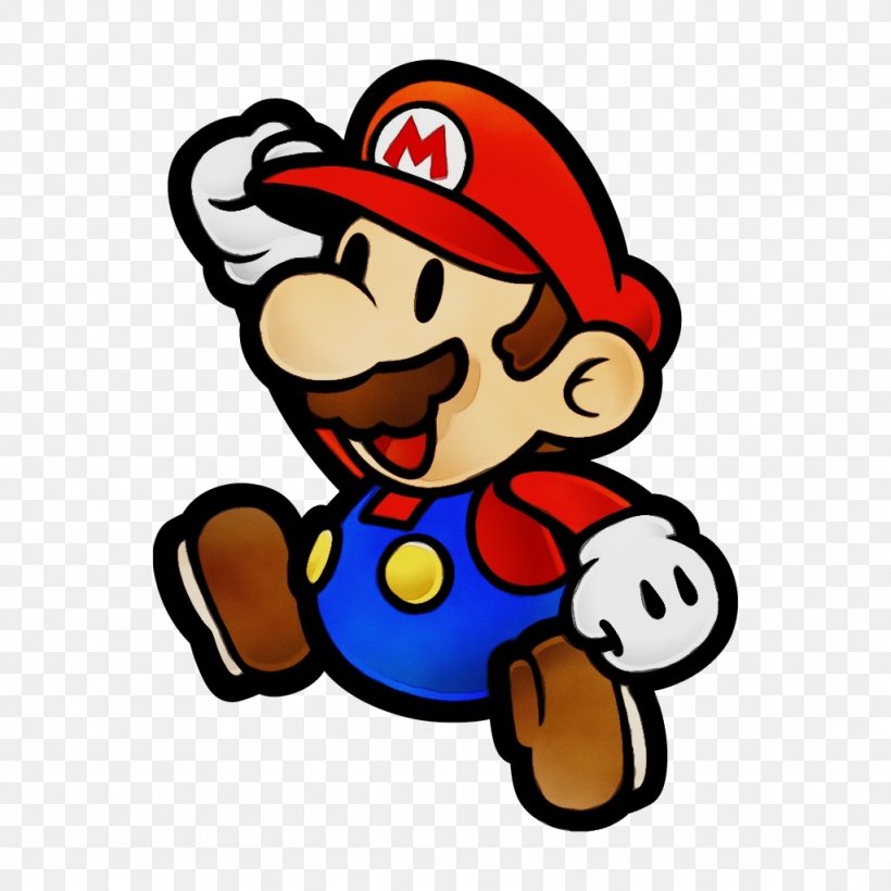 Super Paper Mario Super Mario Bros. Super Mario RPG, PNG, 1024x1024px, Paper Mario, Animated Cartoon, Cartoon, Drawing, Fictional Character Download Free