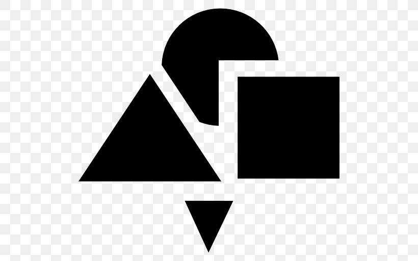Symbol Triangle Geometric Shape Geometry, PNG, 512x512px, Symbol, Area, Black, Black And White, Brand Download Free