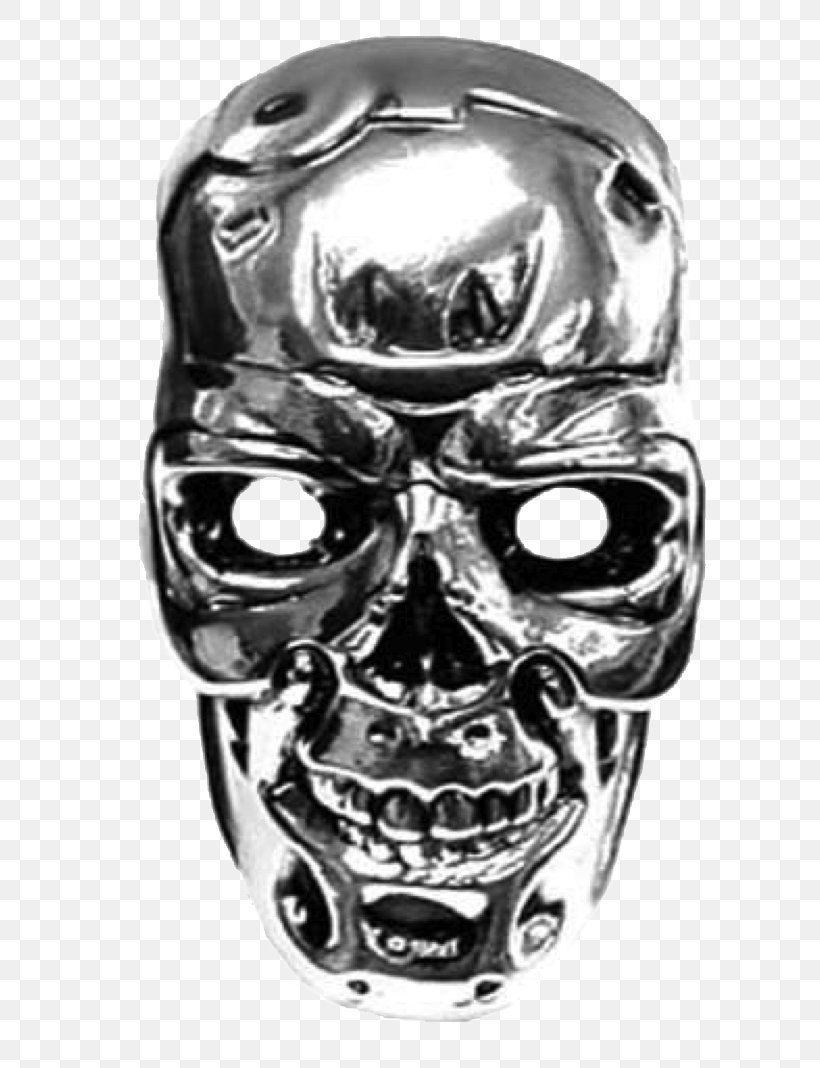 Terminator Robot, PNG, 717x1068px, Terminator, Black And White, Bone, Headgear, Monochrome Download Free