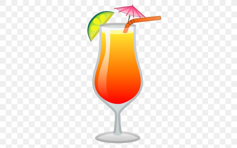 Cocktail Garnish Emoji Drink Mai Tai, PNG, 512x512px, Watercolor, Cartoon, Flower, Frame, Heart Download Free