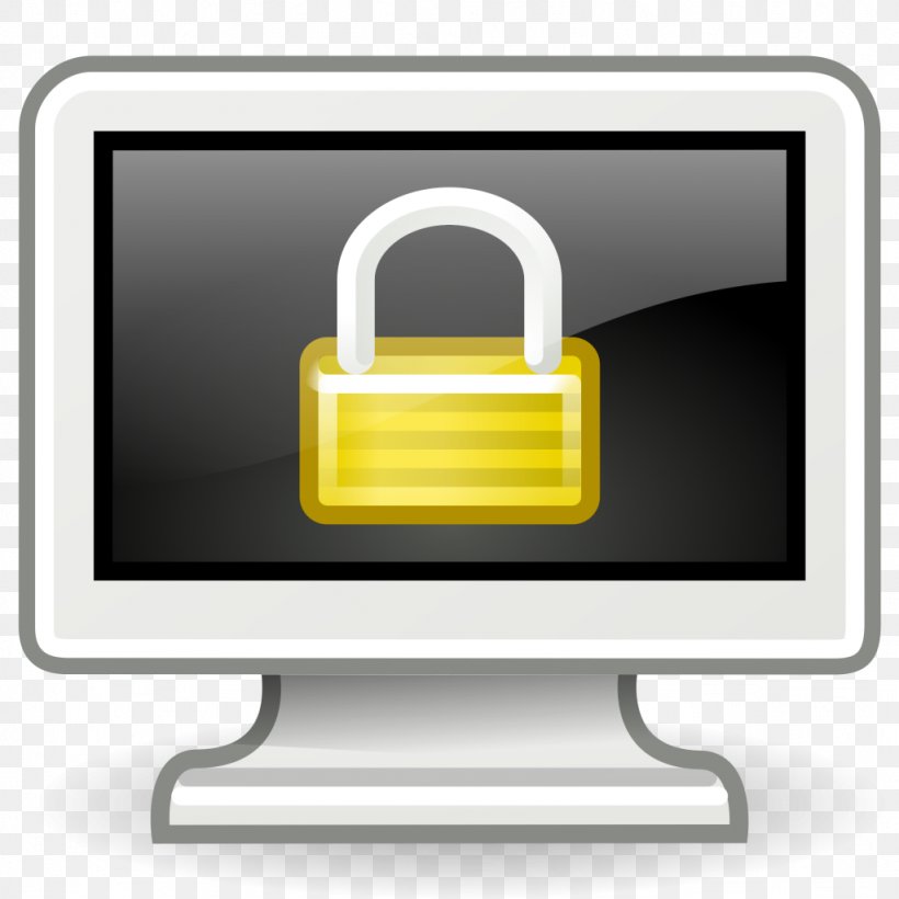 Lock Screen Computer Monitors Computer Lock, PNG, 1024x1024px, Lock Screen, Brand, Communication, Computer, Computer Lock Download Free