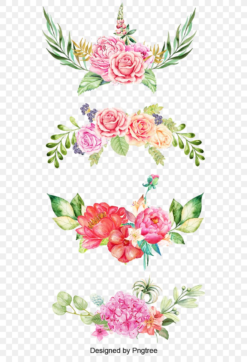 Watercolor: Flowers Watercolor Painting Clip Art Image Acuarela Para  Principiantes, PNG, 640x1200px, Watercolor Flowers, Acuarela Para