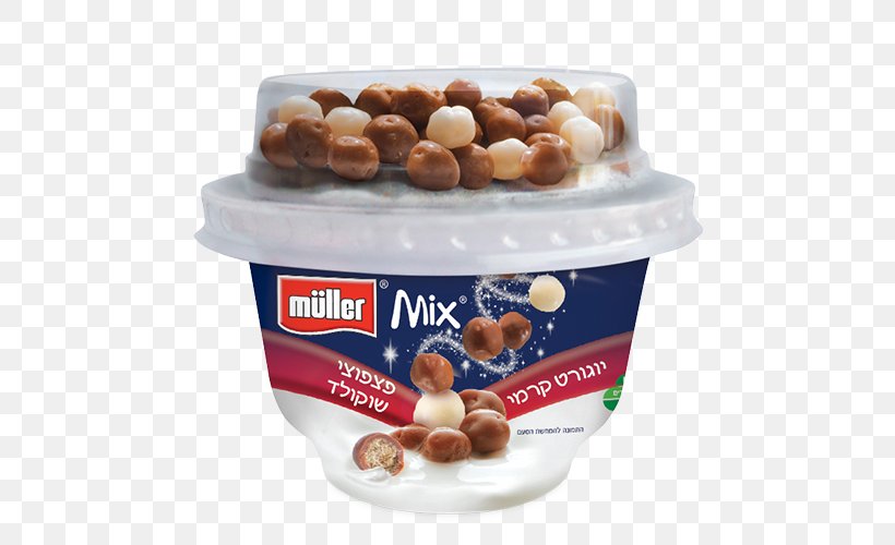 Chocolate-coated Peanut Soured Milk Müller Yoghurt, PNG, 500x500px, Chocolatecoated Peanut, Actimel, Chocolate, Chocolate Coated Peanut, Dairy Products Download Free