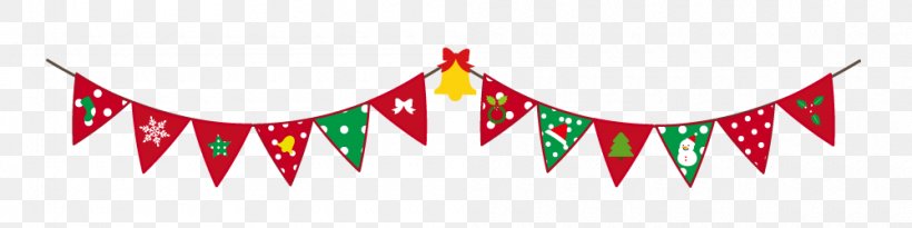 Christmas Garland Decoration., PNG, 1000x250px, Christmas Day, Birthday, Child, Christmas Tree, Flag Download Free