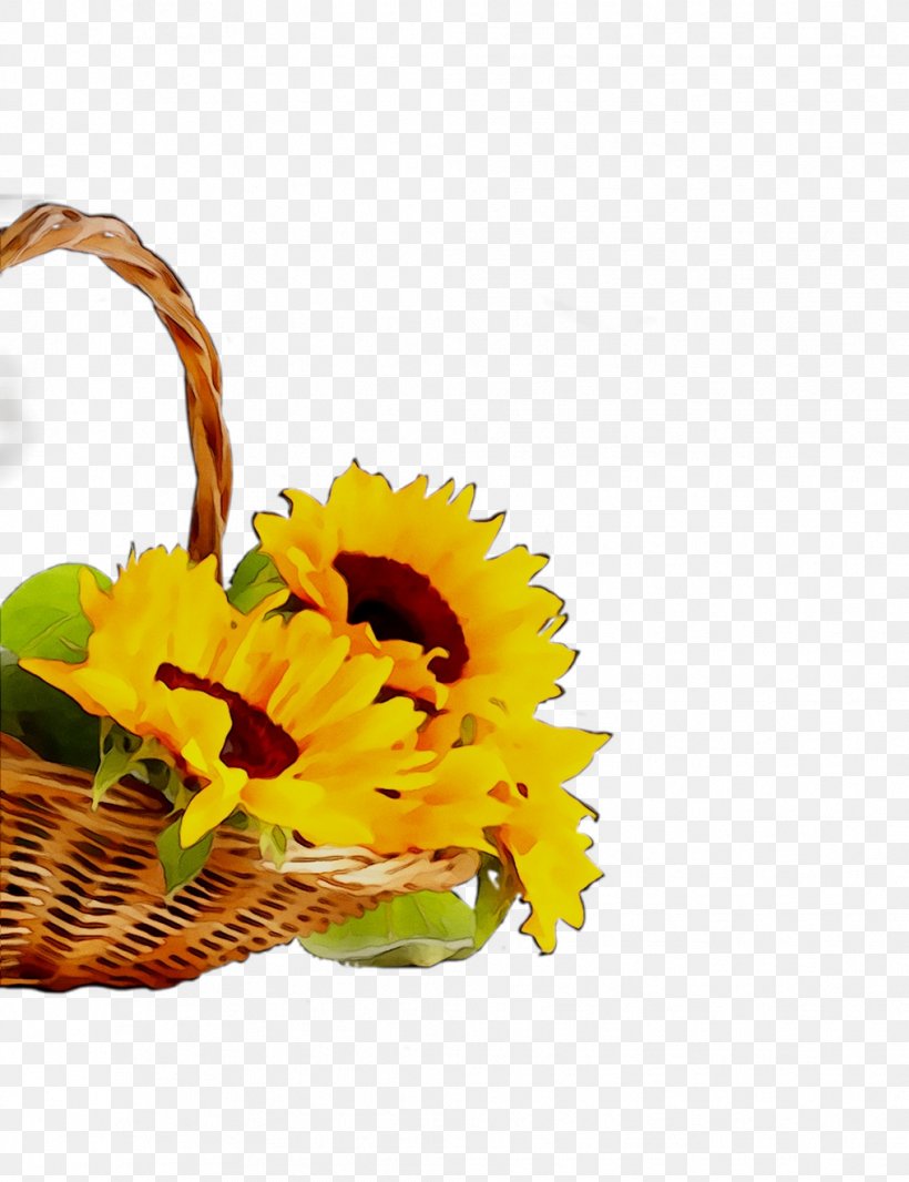 Cut Flowers Flower Bouquet Floral Design Sunflowers, PNG, 1016x1322px, Cut Flowers, Artificial Flower, Basket, Bouquet, Calendula Download Free