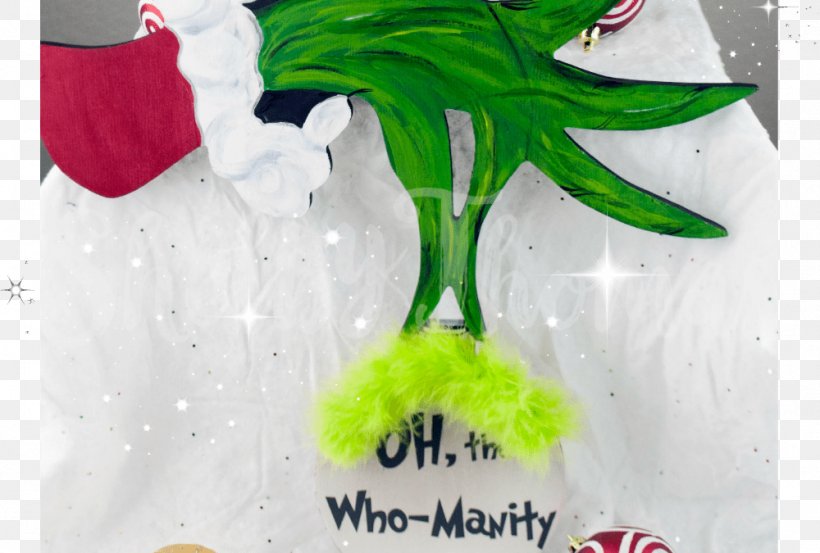 Grinch Party Painting Christmas Wall, PNG, 1000x675px, Grinch, Christmas, Door, Grass, Green Download Free