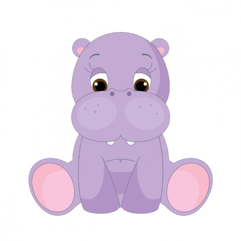 Hippopotamus Baby Hippos Cartoon Cuteness Clip Art, PNG, 1300x1300px, Watercolor, Cartoon, Flower, Frame, Heart Download Free