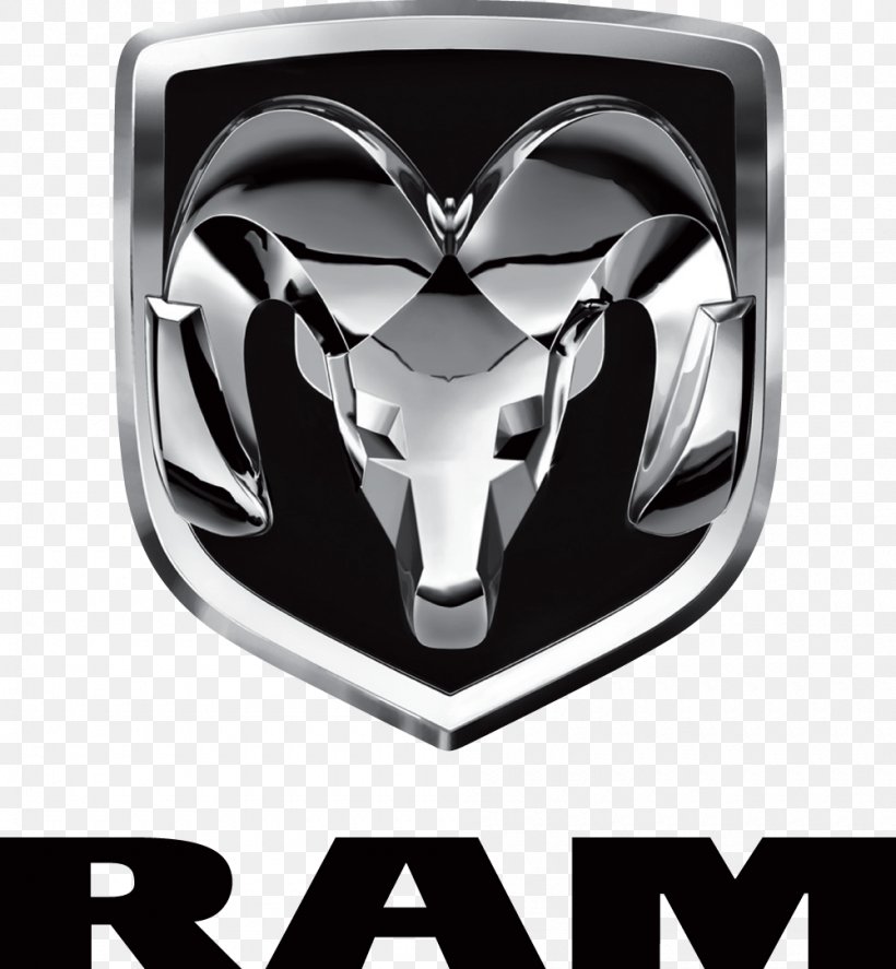 Ram Trucks Ram Pickup Dodge Car Chrysler, PNG, 1000x1082px, Ram Trucks, Automotive Design, Black And White, Brand, Car Download Free