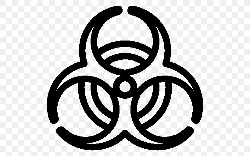 Biological Hazard Laboratory Symbol, PNG, 512x512px, Biological Hazard, Black And White, Color, Hazard, Hazard Symbol Download Free