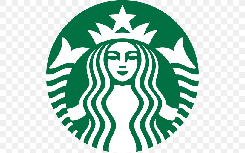 Cafe Starbucks Coffee Latte Logo, PNG, 512x512px, Cafe, Area, Artwork, Black And White, Coffee Download Free