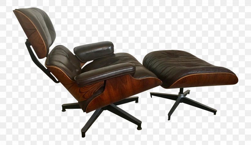 Eames Lounge Chair Couch Charles And Ray Eames Foot Rests, PNG, 4383x2536px, Chair, Bedroom, Chaise Longue, Charles And Ray Eames, Comfort Download Free