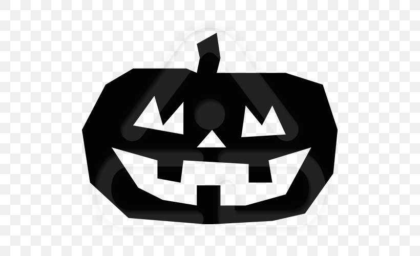 Halloween Clip Art Logo Silhouette Jack-o'-lantern, PNG, 500x500px, Halloween, Brand, Holiday, Logo, Party Download Free