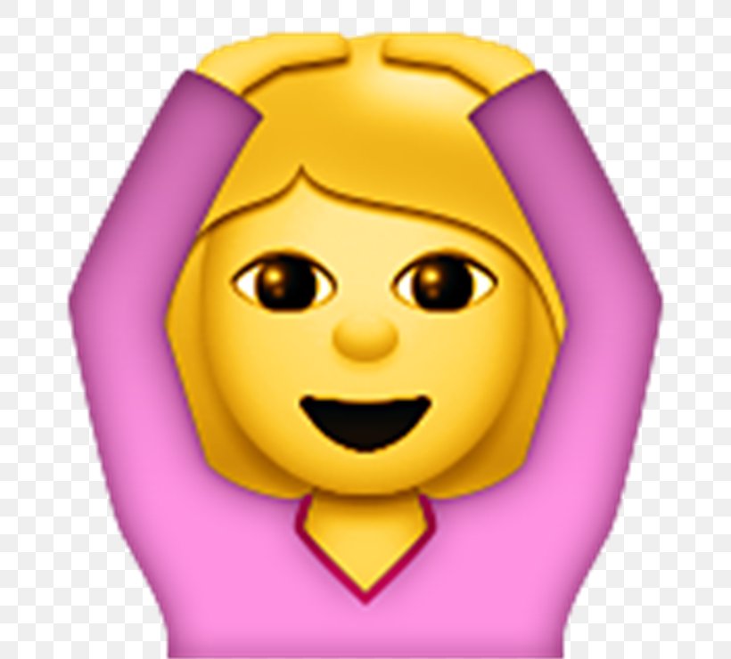 Emoji OK Gesture Woman Meaning, PNG, 740x740px, Watercolor, Cartoon, Flower, Frame, Heart Download Free
