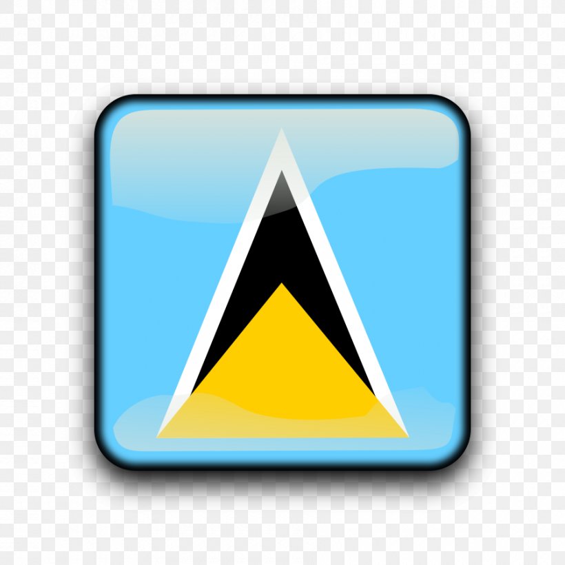 Flag Of Saint Lucia Clip Art, PNG, 900x900px, Saint Lucia, Animation, Area, Art, Drawing Download Free