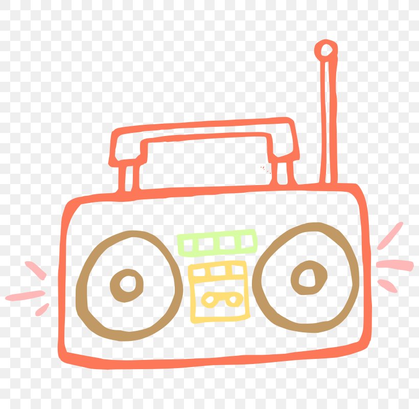 Boombox Drawing Clip Art, PNG, 800x800px, Boombox, Area, Brand, Cassette Deck, Compact Cassette Download Free