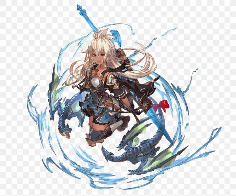 Granblue Fantasy YouTube Summer Character Tiamat, PNG, 960x800px, Watercolor, Cartoon, Flower, Frame, Heart Download Free