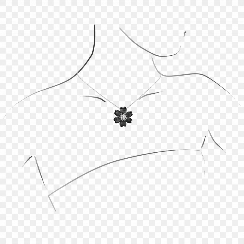 Necklace Drawing White, PNG, 3000x3000px, Necklace, Art, Bat, Batm, Black Download Free