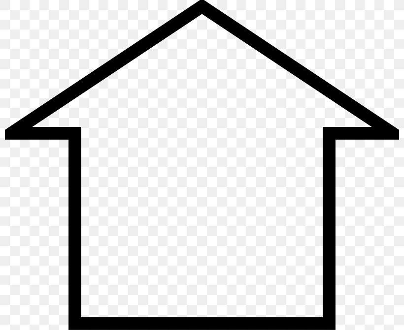 House Clip Art, PNG, 800x671px, House, Area, Black, Black And White, Building Download Free