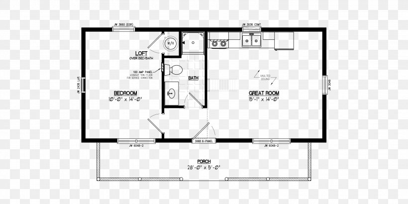 Log Cabin House Plan Cottage Building, PNG, 3000x1500px, Log Cabin, Architectural Plan, Area, Auto Part, Bedroom Download Free