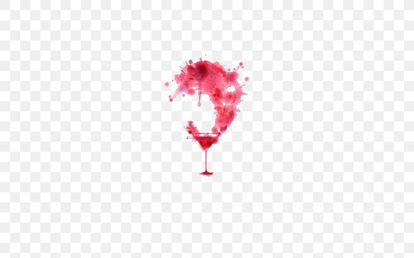 Cocktail Wine Watercolor Painting, PNG, 510x510px, Cocktail, Alcoholic Drink, Bar, Cocktail Glass, Drink Download Free