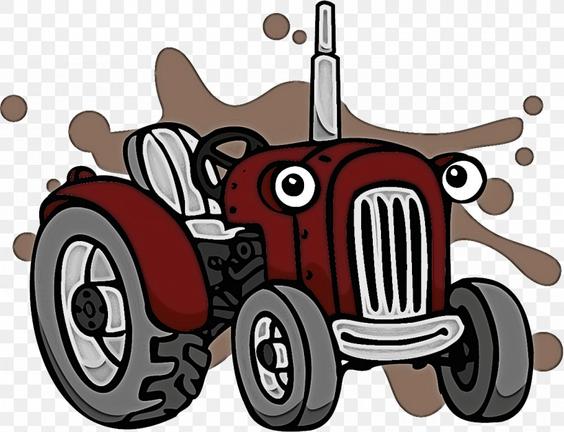 Tractor Vehicle Cartoon Antique Car Car, PNG, 1165x894px, Tractor, Antique Car, Car, Cartoon, Vehicle Download Free