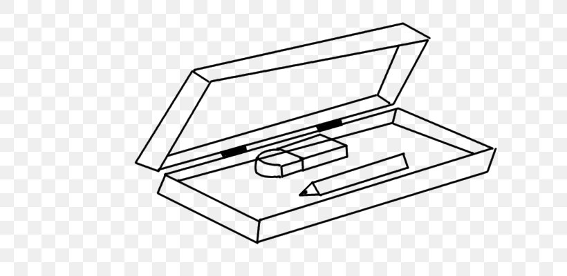 Line Art Drawing Pen & Pencil Cases, PNG, 640x400px, Line Art, Area, Black And White, Box, Drawing Download Free
