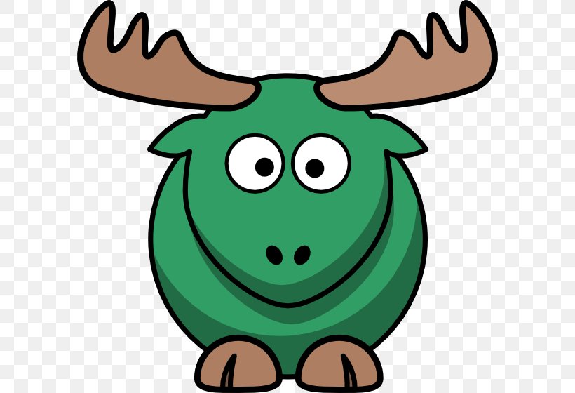 Moose Elk Deer Cartoon Clip Art, PNG, 600x560px, Moose, Artwork, Caricature, Cartoon, Deer Download Free