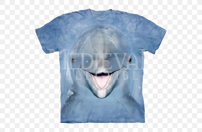 T-shirt Dive, Dolphin! Clothing Slipper, PNG, 536x536px, Tshirt, Amazoncom, Blue, Clothing, Clothing Accessories Download Free