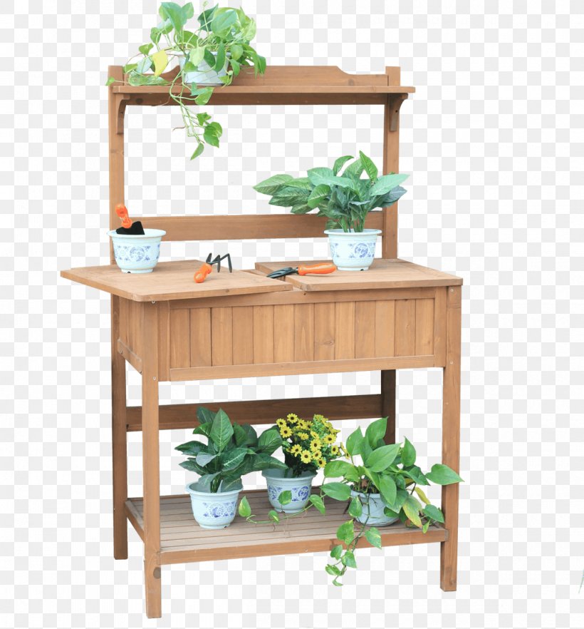 Table Shelf Potting Bench Garden, PNG, 1200x1291px, Table, Bench, Desk, Flower Box, Flowerpot Download Free