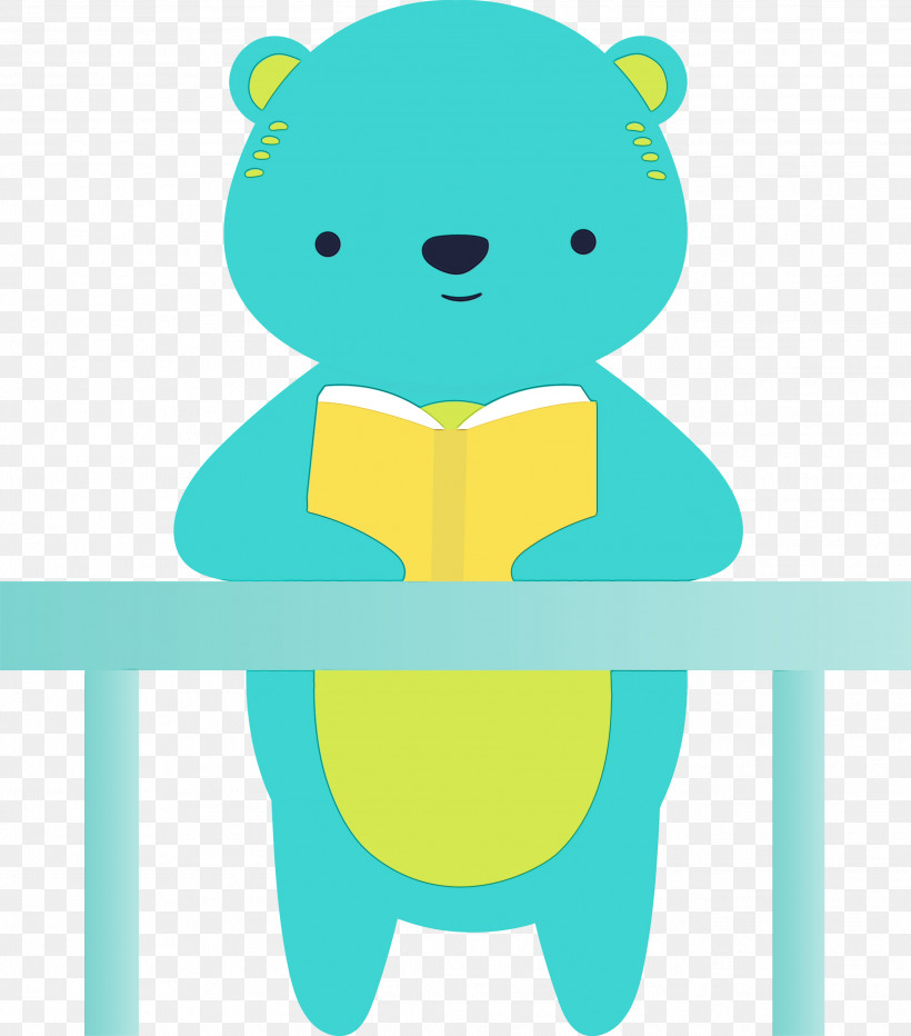 Teddy Bear, PNG, 2639x3000px, Cartoon Animal, Area, Bears, Learning, Line Download Free