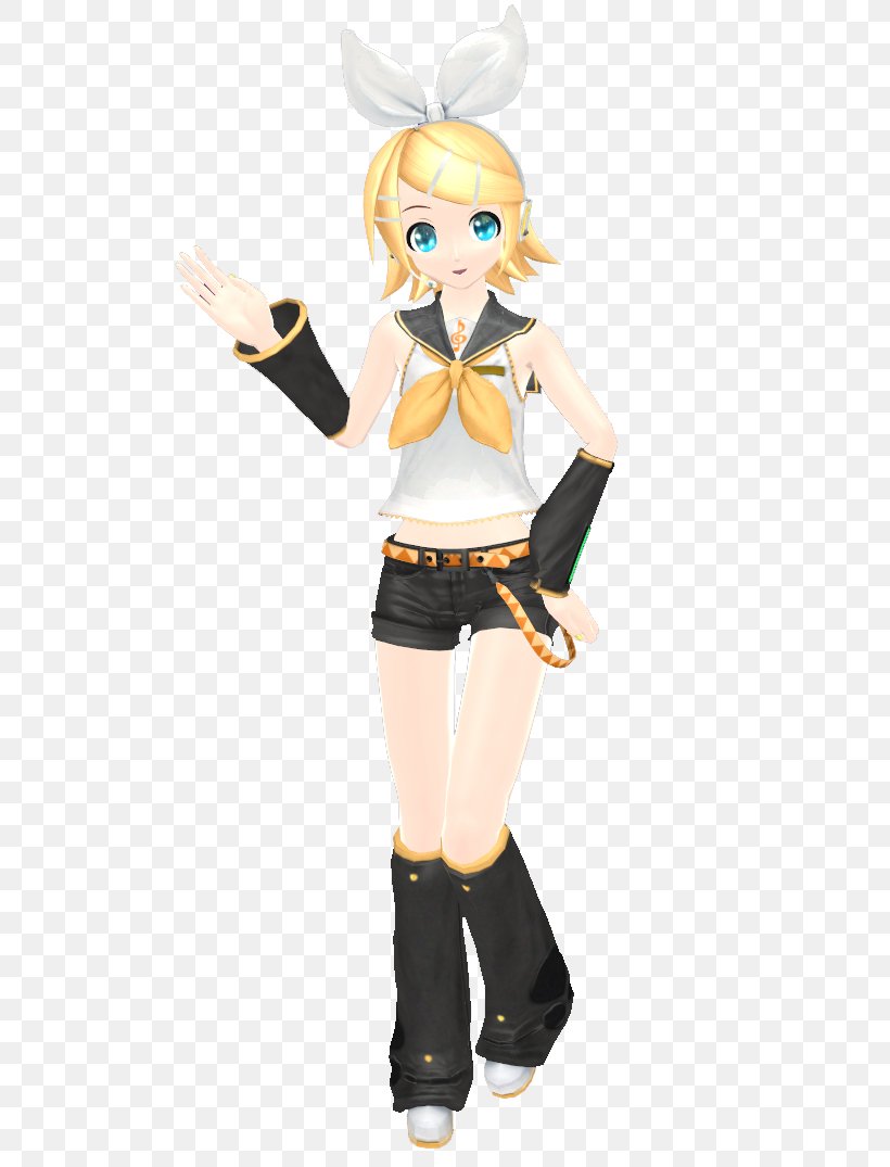 Kagamine Rin/Len Vocaloid Hatsune Miku, PNG, 594x1075px, Kagamine Rinlen, Action Figure, Art, Character, Clothing Download Free