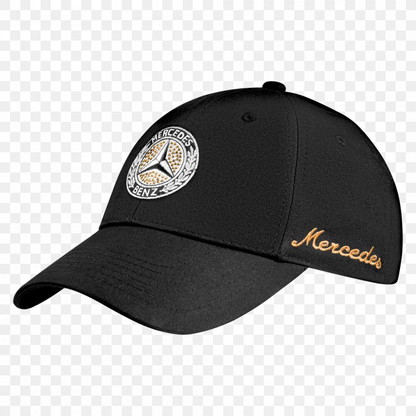 Mercedes-Benz World Cap Hat Swarovski AG, PNG, 1000x1000px, Mercedesbenz, Baseball Cap, Black, Cap, Clothing Download Free