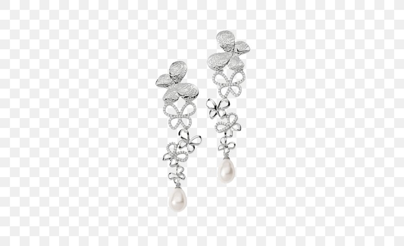 Pearl Earring Jewellery Silver Necklace, PNG, 500x500px, Pearl, Body Jewelry, Bracelet, Charms Pendants, Diamond Download Free