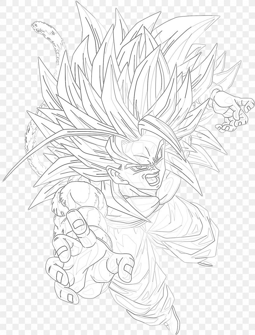Goku Line Art Drawing Sketch, PNG, 1280x1681px, Goku, Art, Art Museum, Artwork, Black Download Free