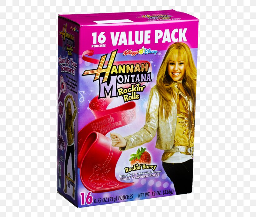 Miley Cyrus Hannah Montana Fruit Snacks Breakfast Cereal Fruit Roll-Ups, PNG, 500x696px, Watercolor, Cartoon, Flower, Frame, Heart Download Free