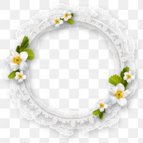 Lei Headgear - Background Flower Frame PNG