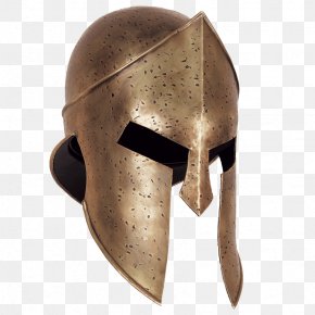 Knight Helmet - Leonidas I Spartan Warrior Helmet Film PNG