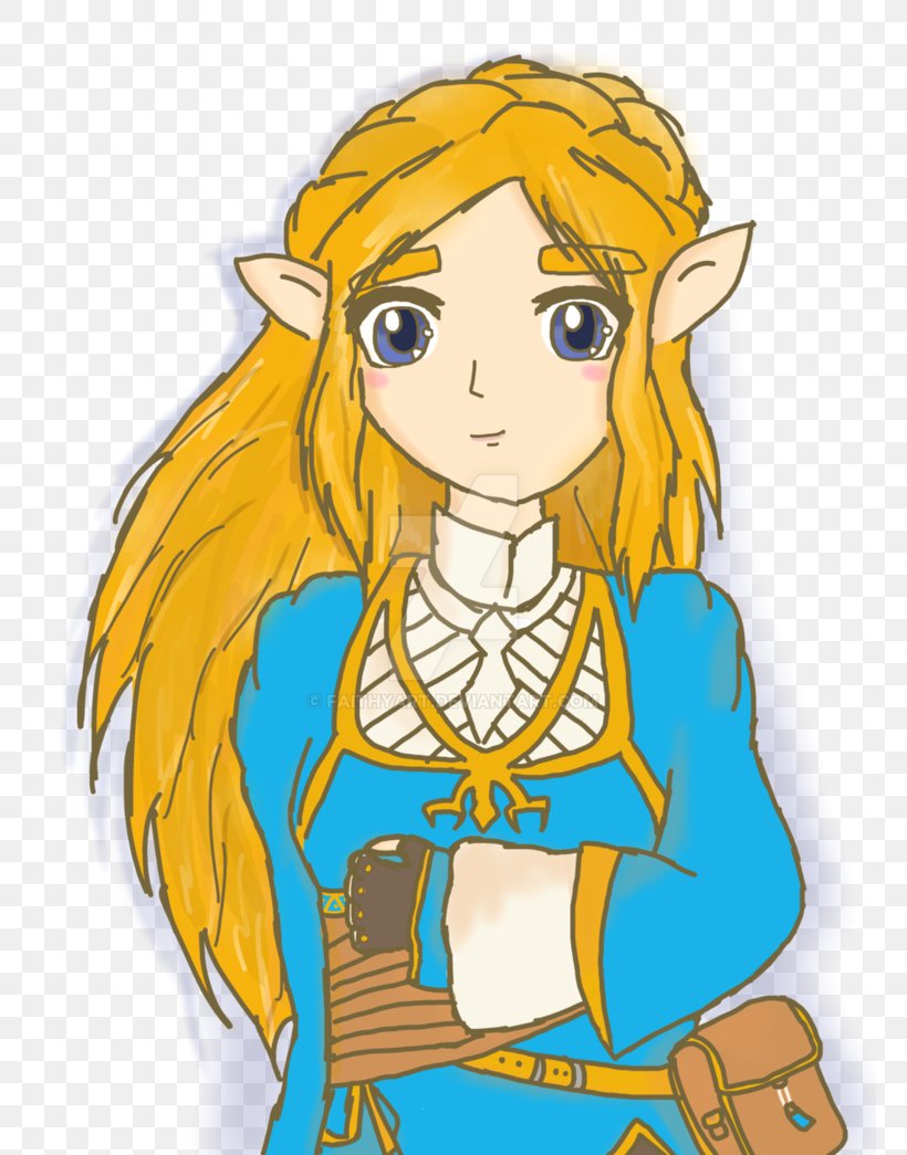 The Legend Of Zelda: Breath Of The Wild Princess Zelda Open World Drawing Character, PNG, 764x1045px, Watercolor, Cartoon, Flower, Frame, Heart Download Free
