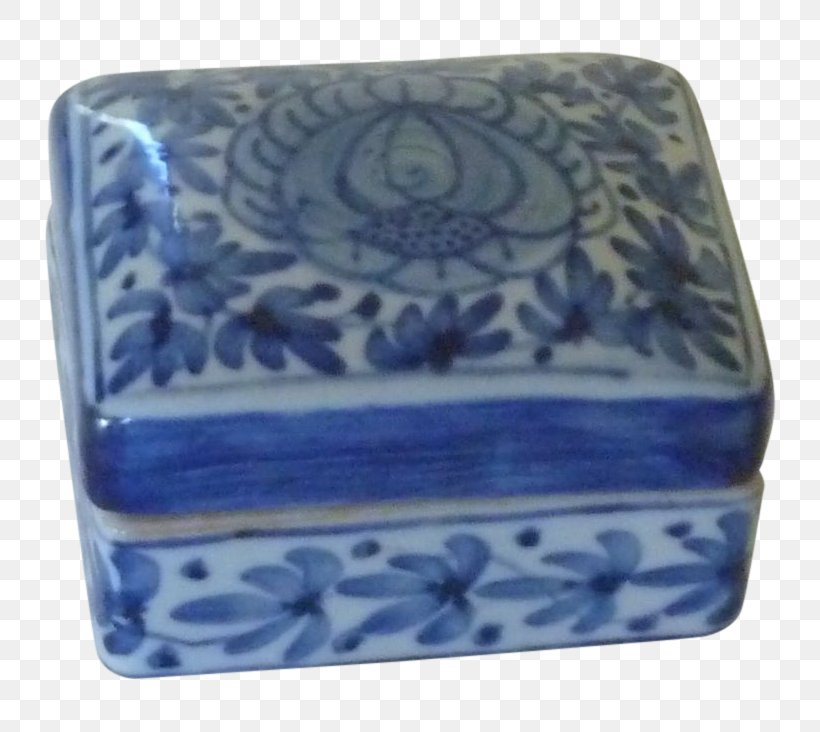 Box Pottery Lid Ceramic Container, PNG, 732x732px, Box, Blue And White Porcelain, Blue And White Pottery, Ceramic, Cobalt Blue Download Free