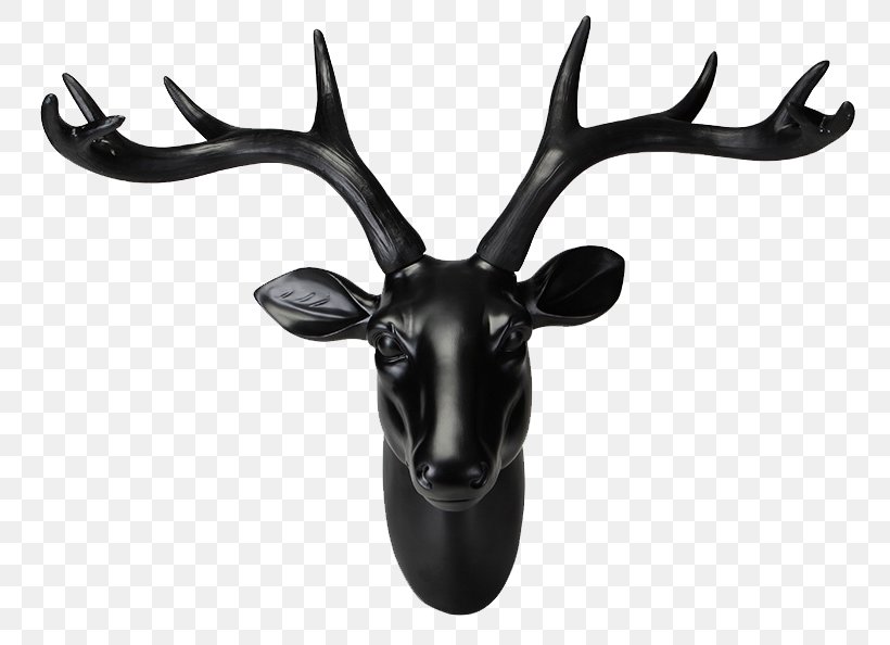 Deer Elk, PNG, 800x594px, Deer, Antler, Black And White, Elk, Gratis Download Free